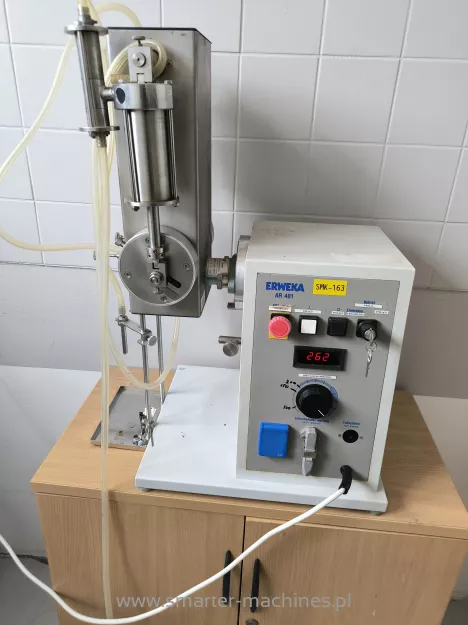 Laboratory equipment with a granulator, grinder, and piston feeder | Erweka