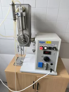 Laboratory equipment with a granulator, grinder, and piston feeder | Erweka